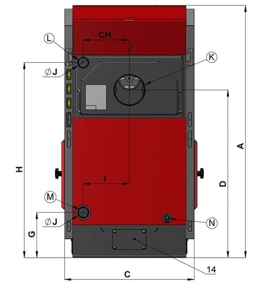 Габарити ATMOS D 14 P