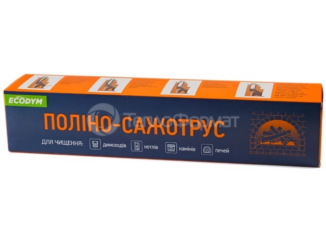 Полено-трубочист Ecodym для очистки дымохода. Фото 2