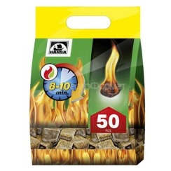 Розпалювачі вогню Hansa 50 шт (в кубиках)