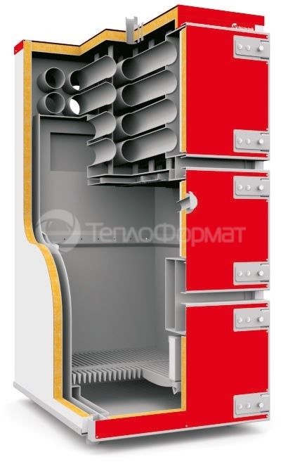 Котел тривалого горіння Heiztechnik Q Max Plus DR 250 кВт. Фото 2