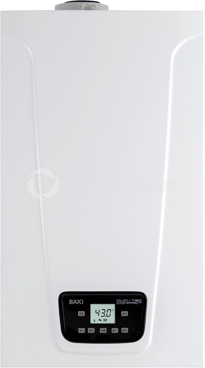 Газовий котел конденсаційний Baxi Duo-tec Compact GA 24 (чорний РК-дисплей)