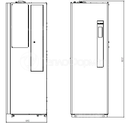 Газовий котел підлоговий Nova Florida Pegasus Solar KRBS-Z 32 кВт. Фото 3
