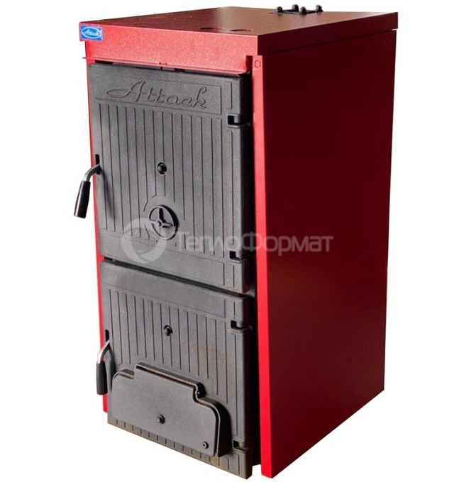 Котел твердотопливный Attack FS32 Solid Fire 5 секций